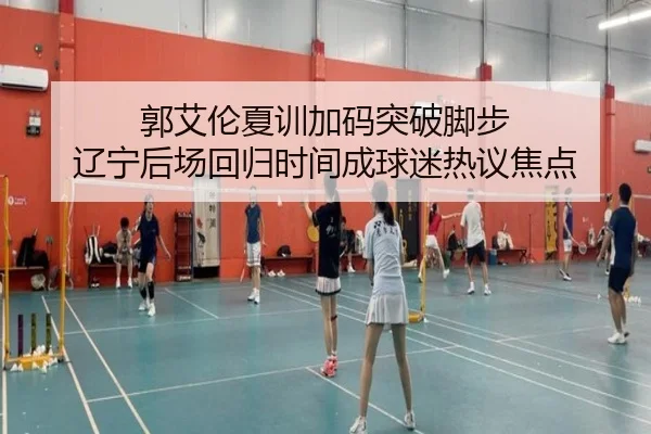 郭艾伦夏训加码突破脚步 辽宁后场回归时间成球迷热议焦点